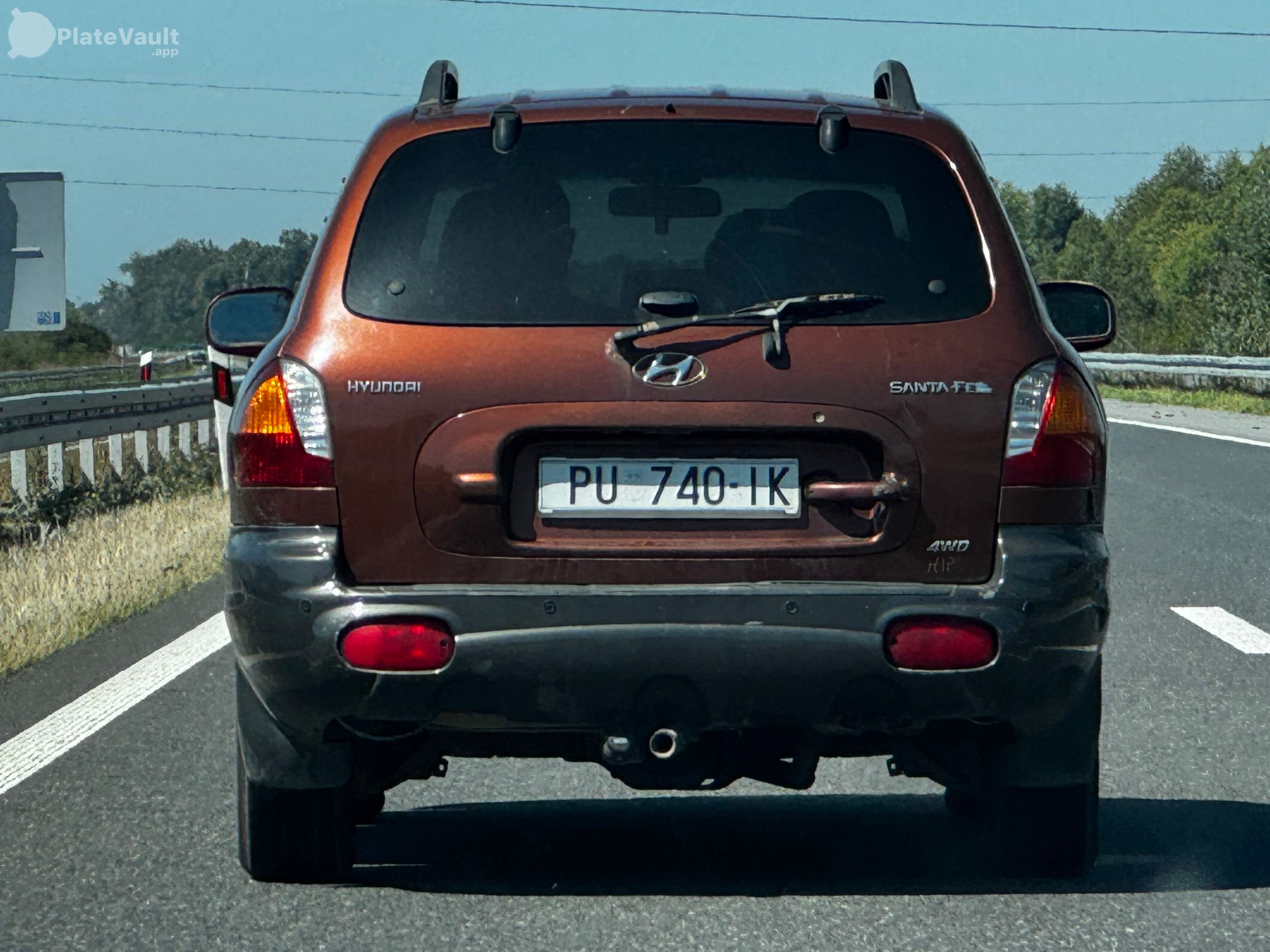 PU 740 IK plate