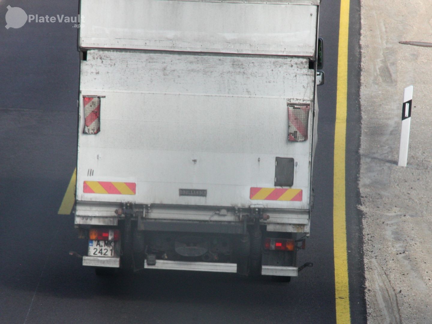 A 2421 MK plate