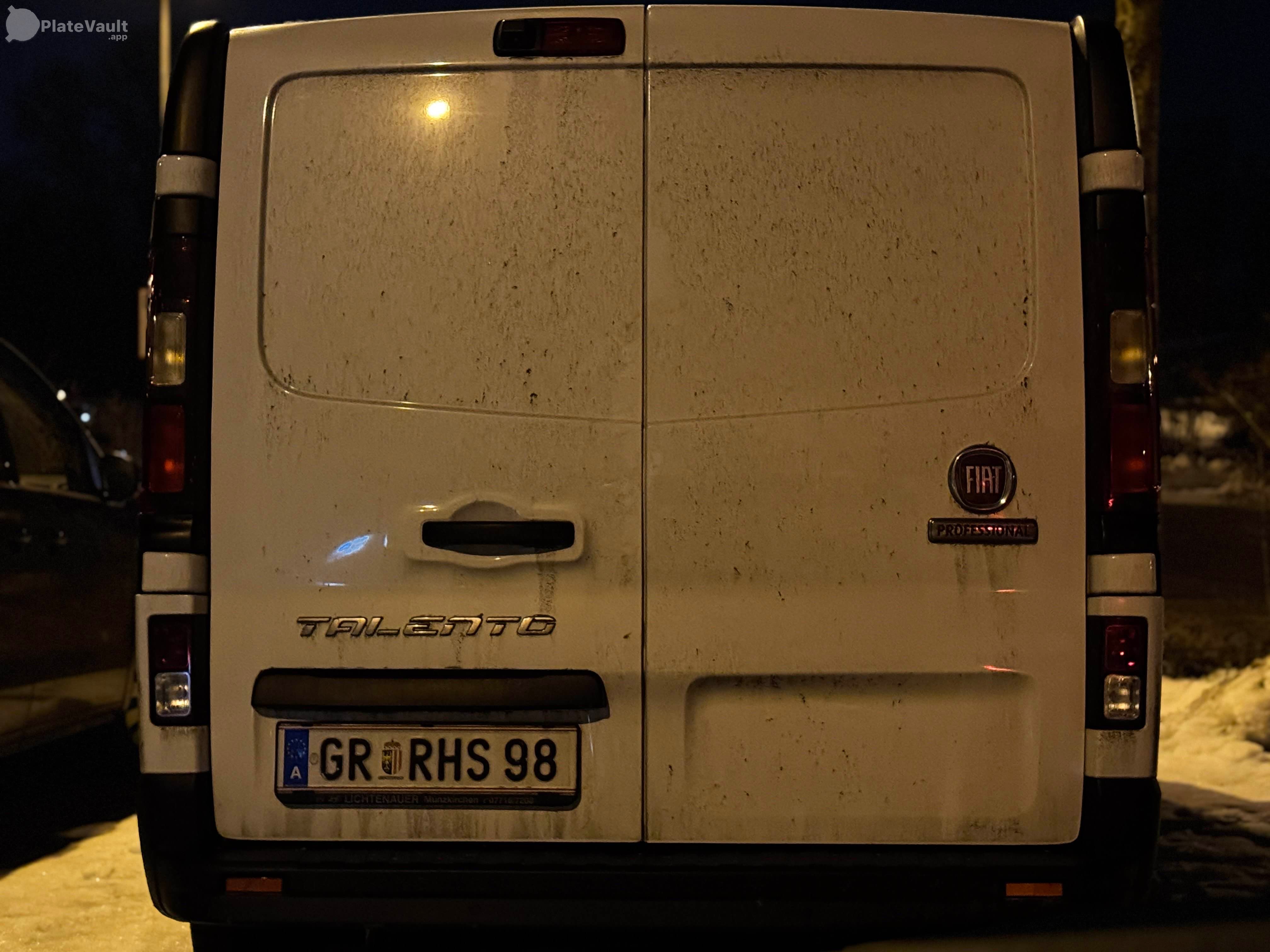 GR RHS 98 plate