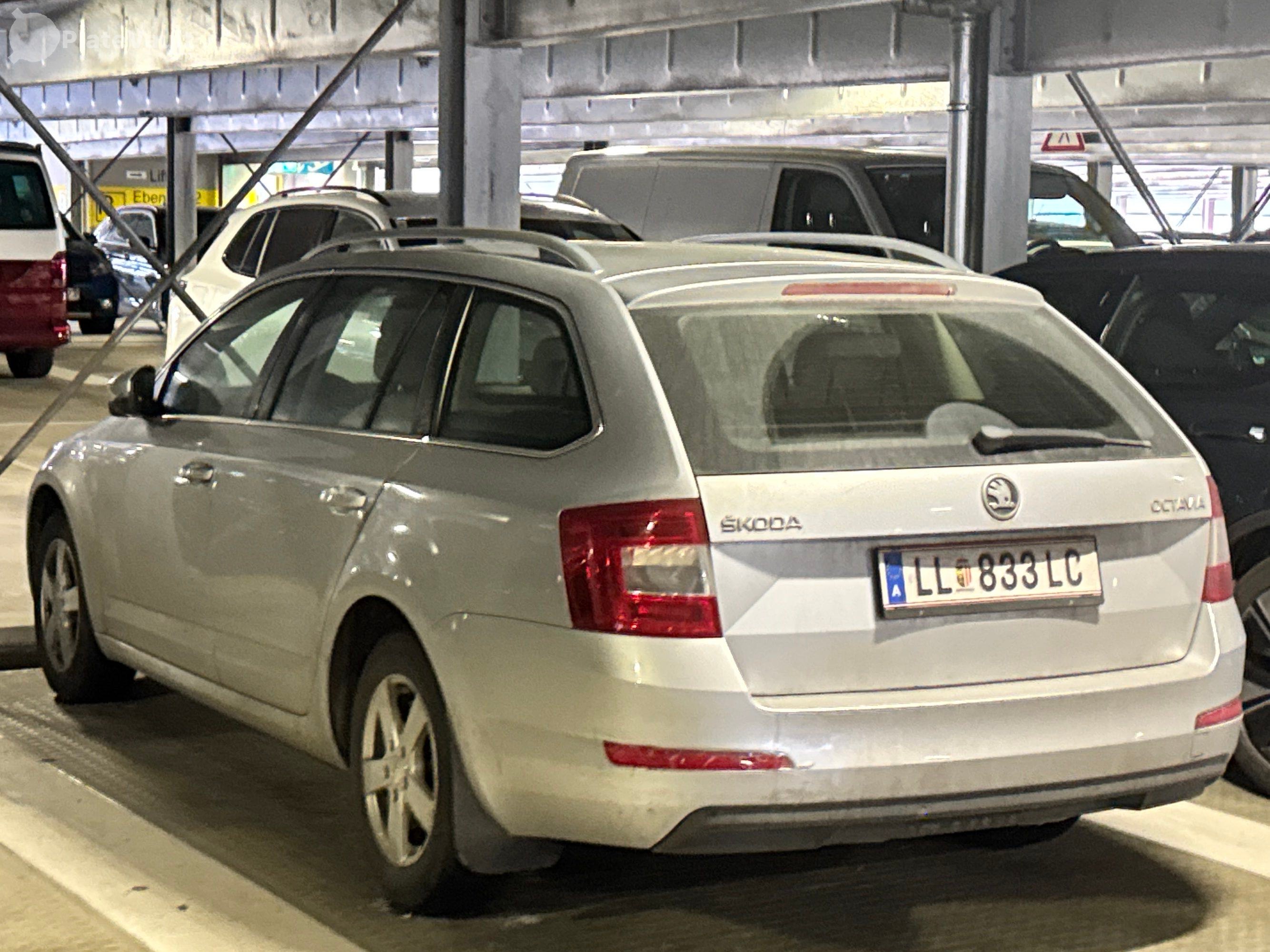 LL 833 LC plate